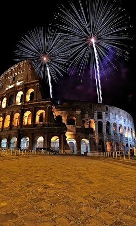 Feuerwerk in Rom