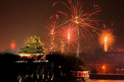 Feuerwerk in Peking