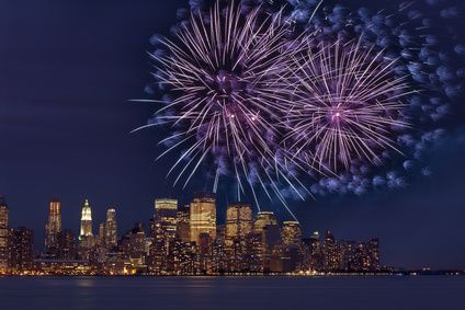 New York Skyline Feuerwerk